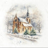 Winter village 1 - rice paper set