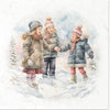 Kids at Winter 3 - rice paper set