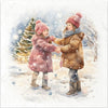Kids at Winter 3 - rice paper set