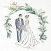 Wedding - rice paper set