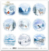 11.8" x 12.1" paper pad - Winter Animals