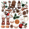 8" x 8" paper pad - Bright Christmas