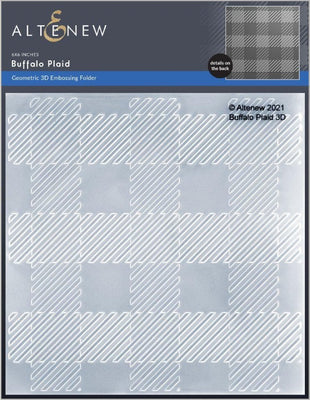 Altenew - Buffalo Plaid 3D Embossing Folder
