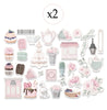 64pcs La Creme die cuts