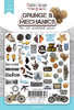 77pcs Grunge & Mechanics die cuts