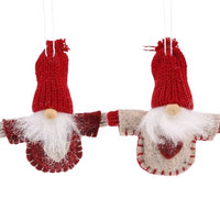 2 Felt Hanging Santas - Crafty Wizard