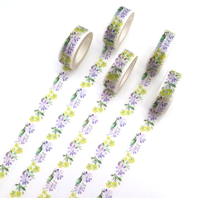 Yellow and Lilac Flowers - Crafty Wizard