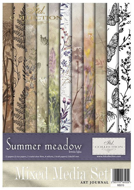 Summer Meadow -  Mixed media set