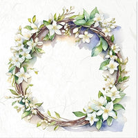 Spring Wreath 5 - rice paper set