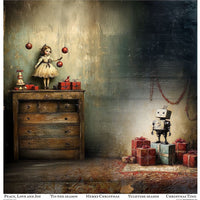 11.8" x 12.1" paper pad - Retro Toys