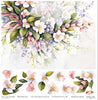 11.8" x 12.1" paper pad - Spring Bouquet