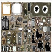 11.8" x 12.1" ITD Collection - Set 12 - mixed design paper sheets