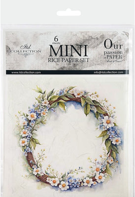 Spring Wreath 4 - rice paper set