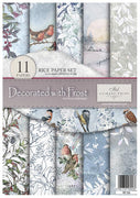 A4 Decorated with Frost - rice paper set