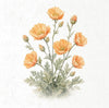 Desert Flowers 2 - rice paper set