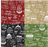 11.8" x 12.1" ITD Collection - Set 8 - mixed design paper sheets - Crafty Wizard