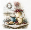 Retro Christmas 6 - rice paper set - Crafty Wizard