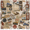 11.8" x 12.1" paper pad - Route 66 The Road of Dreams