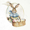 Easter Rabbits  3 - rice paper set