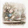 Winter Rose 7 - rice paper set