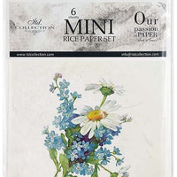 Forget Me Not - rice paper set