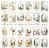 11.8" x 12.1" ITD Collection - Set 14 - mixed design paper sheets