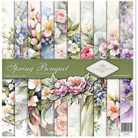 11.8" x 12.1" paper pad - Spring Bouquet