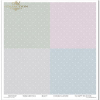11.8" x 12.1" ITD Collection - Set 5 - mixed design paper sheets