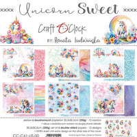 12" x 12" paper pad - Unicorn Sweet