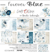 12" x 12" paper pad - Forever Blue