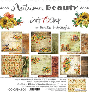 12" x 12" paper pad - Autumn Beauty