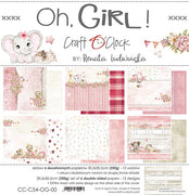 12" x 12" paper pad - Oh Girl