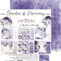 12" x 12" paper pad - Garden of Harmony