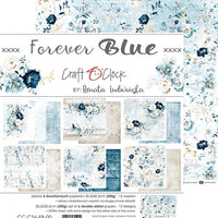 12" x 12" paper pad - Forever Blue