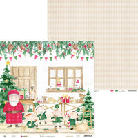 6" x 6" paper pad - Santa's Workshop