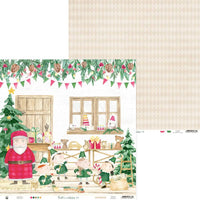 12" x 12" paper pad - Santa's Workshop