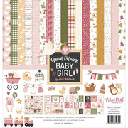 12" x 12" paper pad - Special Delivery Baby Girl