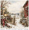 11.8" x 12.1" paper pad - Country Christmas