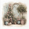 Winter Rose 8 - rice paper set