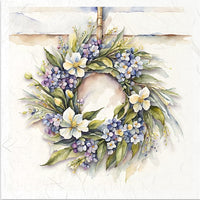 Spring Wreath 3 - rice paper set