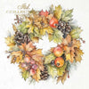 Autumn Wreath 1 - rice paper set