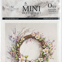 Spring Wreath 1 - rice paper set