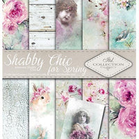 A4 Shabby Chic for Spring paper pad