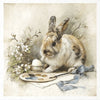 Bunnies 5 - rice paper set - Crafty Wizard