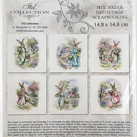 Easter Rabbits 1 - rice paper set