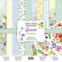 8" x 8" paper pad - Summer Meadow