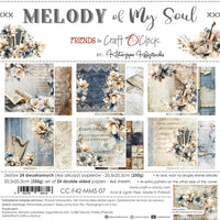 8" x 8" paper pad - Melody of My Soul