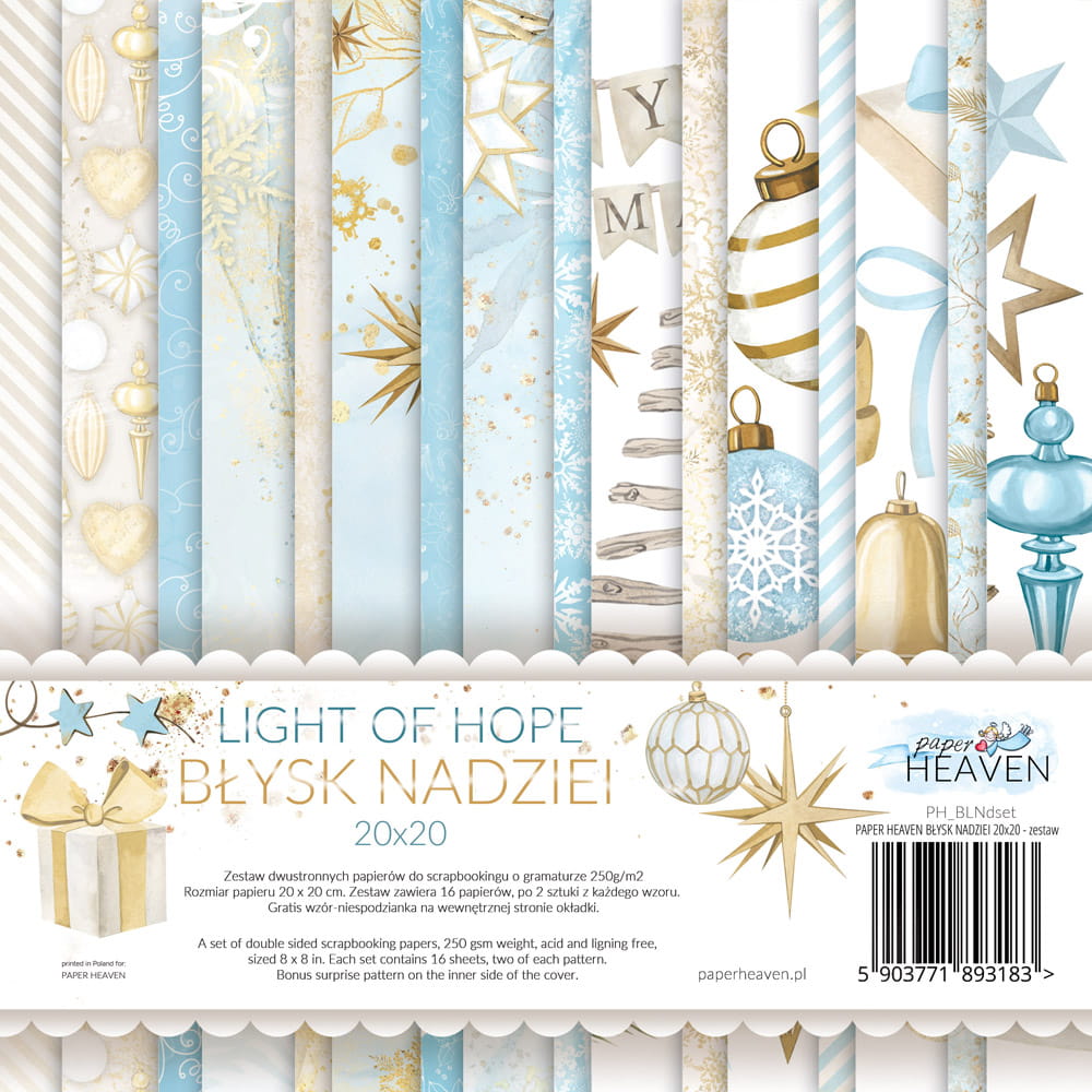 8" x 8" paper pad -  Light of Hope