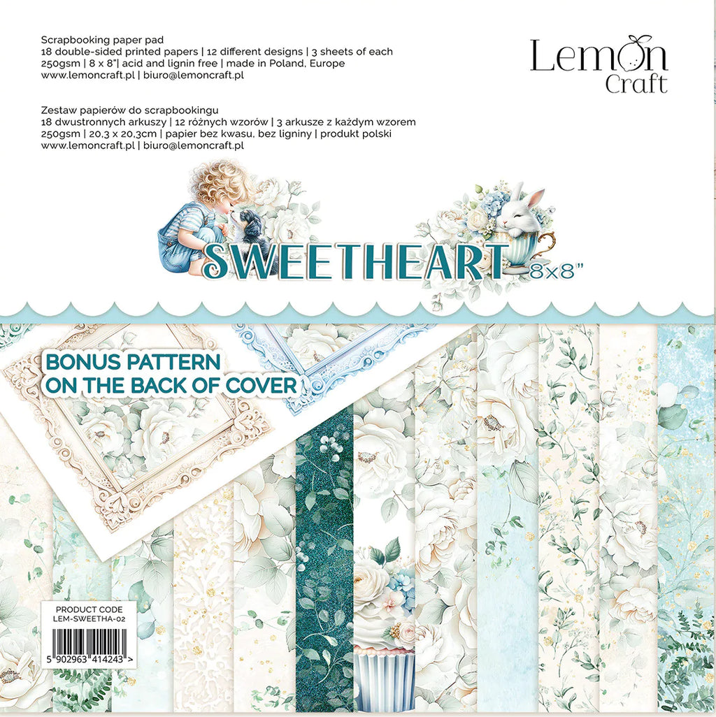 8" x 8" paper pad - Sweetheart