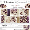 8" x 8" paper pad - Plum & Caramel